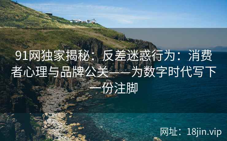91网独家揭秘：反差迷惑行为：消费者心理与品牌公关——为数字时代写下一份注脚  第2张