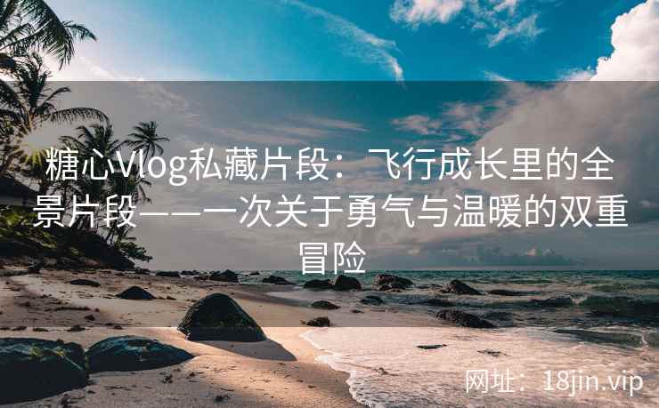 糖心Vlog私藏片段：飞行成长里的全景片段——一次关于勇气与温暖的双重冒险