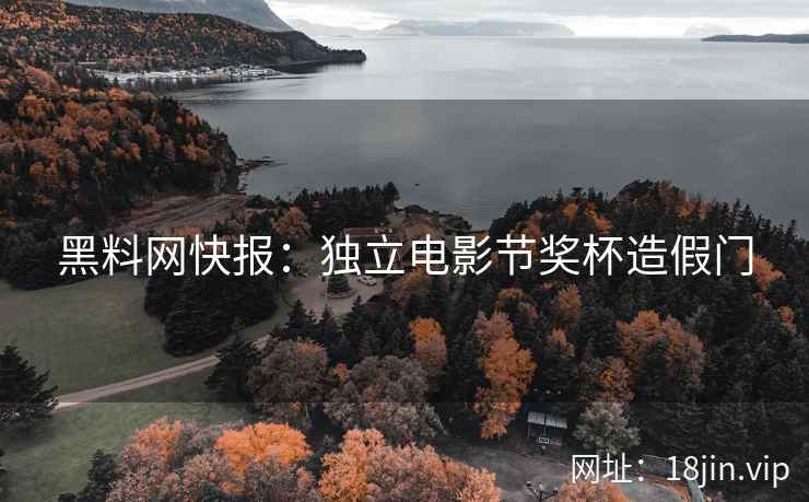 黑料网快报：独立电影节奖杯造假门