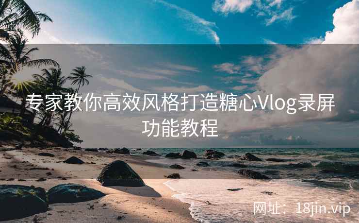 专家教你高效风格打造糖心Vlog录屏功能教程  第2张