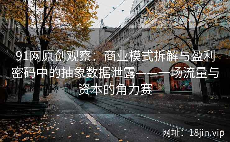 91网原创观察：商业模式拆解与盈利密码中的抽象数据泄露——一场流量与资本的角力赛